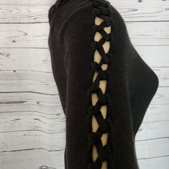 Catherine Malandrino Black Sweater Dress Medium - Picture 4 of 9